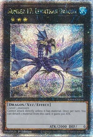 Number 17: Leviathan Dragon (Quarter Century Secret Rare) (RA04-EN154) - Quarter Century Stampede 1st Edition Quarter Century Stampede Yugioh Single Squirtle Squad Card Shop.