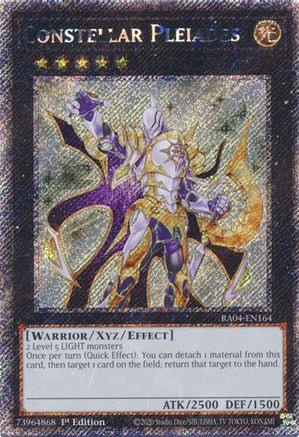 Constellar Pleiades (Platinum Secret Rare) (RA04-EN164) - Quarter Century Stampede 1st Edition Quarter Century Stampede Yugioh Single Squirtle Squad Card Shop.