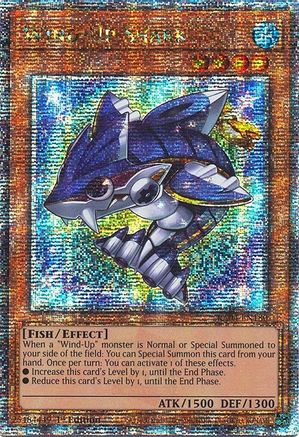 Wind-Up Shark (Quarter Century Secret Rare) (RA04-EN180) - Quarter Century Stampede 1st Edition Quarter Century Stampede Yugioh Single Squirtle Squad Card Shop.