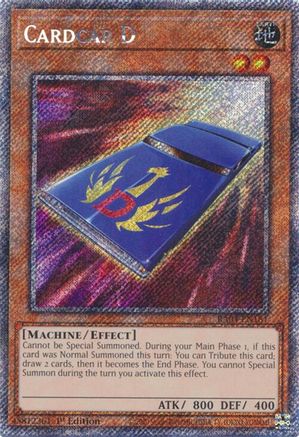 Cardcar D (Platinum Secret Rare) (RA04-EN181) - Quarter Century Stampede 1st Edition Quarter Century Stampede Yugioh Single Squirtle Squad Card Shop.