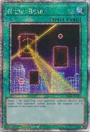 Night Beam (Quarter Century Secret Rare) (RA04-EN182) - Quarter Century Stampede 1st Edition Quarter Century Stampede Yugioh Single Squirtle Squad Card Shop.