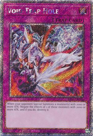 Void Trap Hole (Platinum Secret Rare) (RA04-EN190) - Quarter Century Stampede 1st Edition Quarter Century Stampede Yugioh Single Squirtle Squad Card Shop.