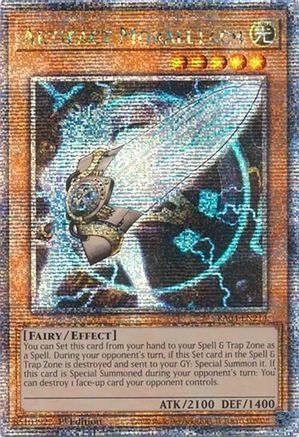 Artifact Moralltach (Quarter Century Secret Rare) (RA04-EN214) - Quarter Century Stampede 1st Edition Quarter Century Stampede Yugioh Single Squirtle Squad Card Shop.