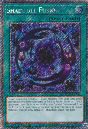 Shaddoll Fusion (Platinum Secret Rare) (RA04-EN231) - Quarter Century Stampede 1st Edition Quarter Century Stampede Yugioh Single Squirtle Squad Card Shop.