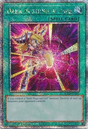 Dark Burning Attack (Quarter Century Secret Rare) (RA04-EN245) - Quarter Century Stampede 1st Edition Quarter Century Stampede Yugioh Single Squirtle Squad Card Shop.