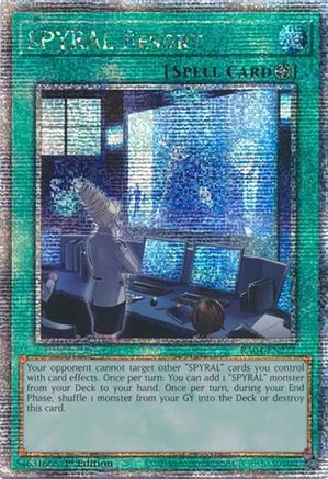 SPYRAL Resort (Quarter Century Secret Rare) (RA04-EN277) - Quarter Century Stampede 1st Edition Quarter Century Stampede Yugioh Single Squirtle Squad Card Shop.
