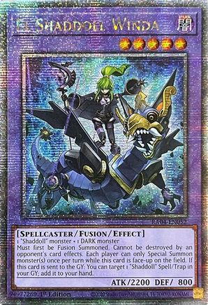 El Shaddoll Winda (Quarter Century Secret Rare) (RA04-EN052) - Quarter Century Stampede 1st Edition Quarter Century Stampede Yugioh Single Squirtle Squad Card Shop.