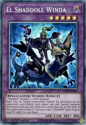 El Shaddoll Winda (PCR) (RA04-EN052) - Quarter Century Stampede 1st Edition Quarter Century Stampede Yugioh Single Squirtle Squad Card Shop.