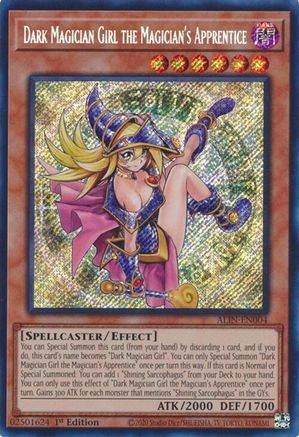 Dark Magician Girl the Magician's Apprentice (ALIN-EN004) - Alliance Insight 1st Edition Alliance Insight Yugioh Single Squirtle Squad Card Shop.