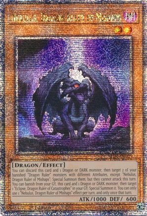 Nebulus, Dragon Ruler of Mishaps (Quarter Century Secret Rare) (ALIN-EN019) - Alliance Insight 1st Edition Alliance Insight Yugioh Single Squirtle Squad Card Shop.