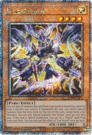 Star Ryzeal (Quarter Century Secret Rare) (ALIN-EN022) - Alliance Insight 1st Edition Alliance Insight Yugioh Single Squirtle Squad Card Shop.