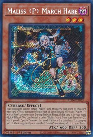 Maliss P March Hare (ALIN-EN023) - Alliance Insight 1st Edition Alliance Insight Yugioh Single Squirtle Squad Card Shop.