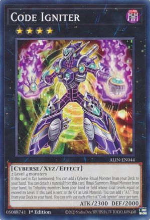 Code Igniter (ALIN-EN044) - Alliance Insight 1st Edition Alliance Insight Yugioh Single Squirtle Squad Card Shop.
