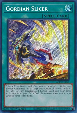 Gordian Slicer (ALIN-EN066) - Alliance Insight 1st Edition Alliance Insight Yugioh Single Squirtle Squad Card Shop.