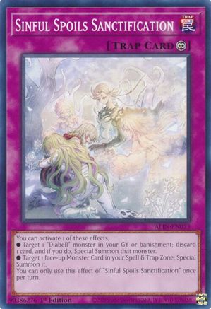 Sinful Spoils Sanctification (ALIN-EN073) - Alliance Insight 1st Edition Alliance Insight Yugioh Single Squirtle Squad Card Shop.