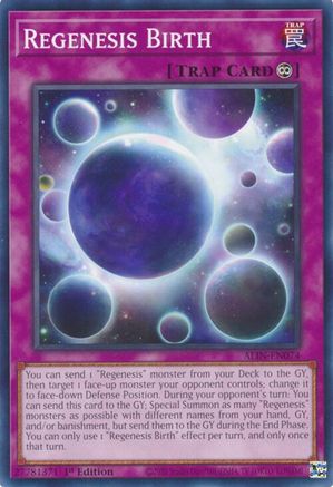 Regenesis Birth (ALIN-EN074) - Alliance Insight 1st Edition Alliance Insight Yugioh Single Squirtle Squad Card Shop.