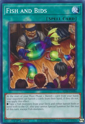 Fish and Bids (ALIN-EN086) - Alliance Insight 1st Edition Alliance Insight Yugioh Single Squirtle Squad Card Shop.