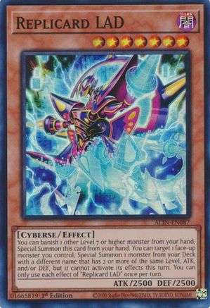 Replicard LAD (ALIN-EN087) - Alliance Insight 1st Edition Alliance Insight Yugioh Single Squirtle Squad Card Shop.