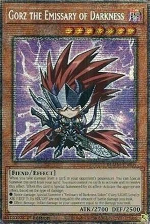 Gorz the Emissary of Darkness (Starlight Rare) (BLMM-EN005) - Battles of Legend: Monster Mayhem 1st Edition Battles of Legend: Monster Mayhem Yugioh Single Squirtle Squad Card Shop.