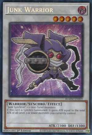 Junk Warrior (BLMM-EN009) - Battles of Legend: Monster Mayhem 1st Edition Battles of Legend: Monster Mayhem Yugioh Single Squirtle Squad Card Shop.