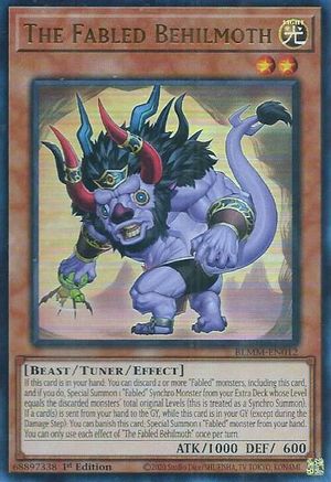 The Fabled Behilmoth (BLMM-EN012) - Battles of Legend: Monster Mayhem 1st Edition Battles of Legend: Monster Mayhem Yugioh Single Squirtle Squad Card Shop.