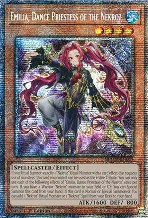 Emilia, Dance Priestess of the Nekroz (Starlight Rare) (BLMM-EN025) - Battles of Legend: Monster Mayhem 1st Edition Battles of Legend: Monster Mayhem Yugioh Single Squirtle Squad Card Shop.