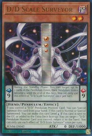 D/D Scale Surveyor (BLMM-EN042) - Battles of Legend: Monster Mayhem 1st Edition Battles of Legend: Monster Mayhem Yugioh Single Squirtle Squad Card Shop.