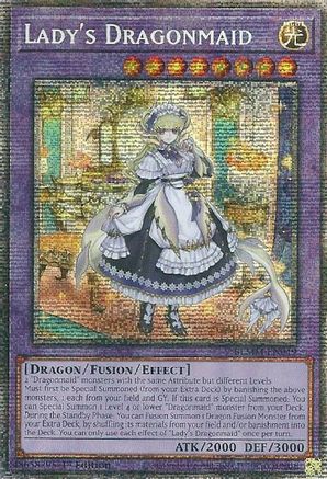 Lady's Dragonmaid (Starlight Rare) (BLMM-EN049) - Battles of Legend: Monster Mayhem 1st Edition Battles of Legend: Monster Mayhem Yugioh Single Squirtle Squad Card Shop.