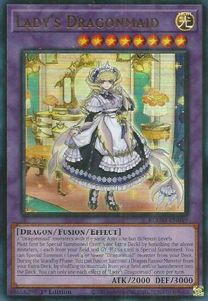 Lady's Dragonmaid (BLMM-EN049) - Battles of Legend: Monster Mayhem 1st Edition Battles of Legend: Monster Mayhem Yugioh Single Squirtle Squad Card Shop.