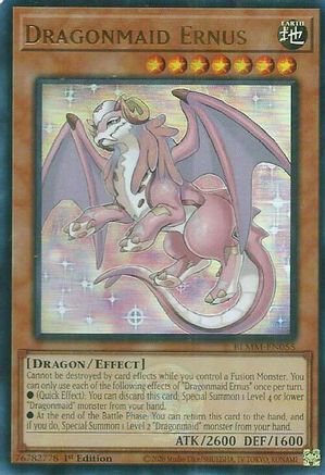 Dragonmaid Ernus (BLMM-EN055) - Battles of Legend: Monster Mayhem 1st Edition Battles of Legend: Monster Mayhem Yugioh Single Squirtle Squad Card Shop.