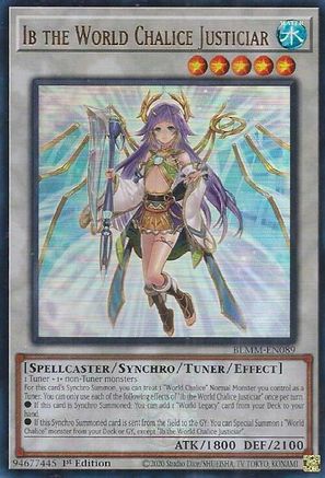 Ib the World Chalice Justiciar (BLMM-EN089) - Battles of Legend: Monster Mayhem 1st Edition Battles of Legend: Monster Mayhem Yugioh Single Squirtle Squad Card Shop.