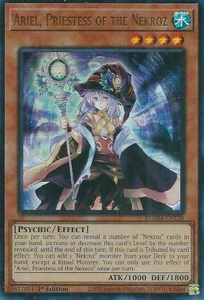 Ariel, Priestess of the Nekroz (BLMM-EN128) - Battles of Legend: Monster Mayhem 1st Edition Battles of Legend: Monster Mayhem Yugioh Single Squirtle Squad Card Shop.