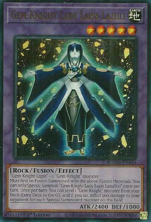 Gem-Knight Lady Lapis Lazuli (BLMM-EN144) - Battles of Legend: Monster Mayhem 1st Edition Battles of Legend: Monster Mayhem Yugioh Single Squirtle Squad Card Shop.