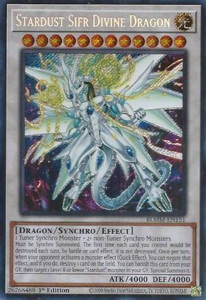 Stardust Sifr Divine Dragon (BLMM-EN151) - Battles of Legend: Monster Mayhem 1st Edition Battles of Legend: Monster Mayhem Yugioh Single Squirtle Squad Card Shop.