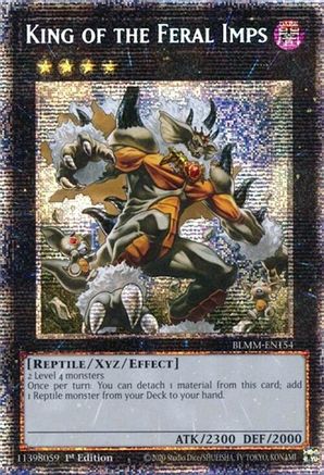 King of the Feral Imps (Starlight Rare) (BLMM-EN154) - Battles of Legend: Monster Mayhem 1st Edition Battles of Legend: Monster Mayhem Yugioh Single Squirtle Squad Card Shop.