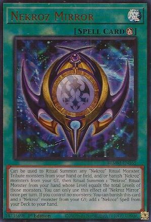 Nekroz Mirror (BLMM-EN165) - Battles of Legend: Monster Mayhem 1st Edition Battles of Legend: Monster Mayhem Yugioh Single Squirtle Squad Card Shop.