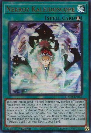 Nekroz Kaleidoscope (BLMM-EN166) - Battles of Legend: Monster Mayhem 1st Edition Battles of Legend: Monster Mayhem Yugioh Single Squirtle Squad Card Shop.