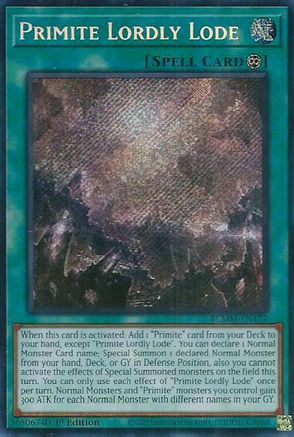 Primite Lordly Lode (BLMM-EN172) - Battles of Legend: Monster Mayhem 1st Edition Battles of Legend: Monster Mayhem Yugioh Single Squirtle Squad Card Shop.
