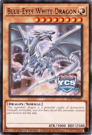 Blue-Eyes White Dragon (25YC-ENP01) - Yu-Gi-Oh! Championship Series 2025 Prize Cards Limited Yu-Gi-Oh! Championship Series 2025 Prize Cards Yugioh Single Squirtle Squad Card Shop.