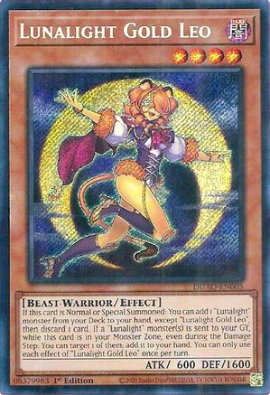 Lunalight Gold Leo (DUAD-EN005) - Duelist's Advance 1st Edition Duelist's Advance Yugioh Single Squirtle Squad Card Shop.