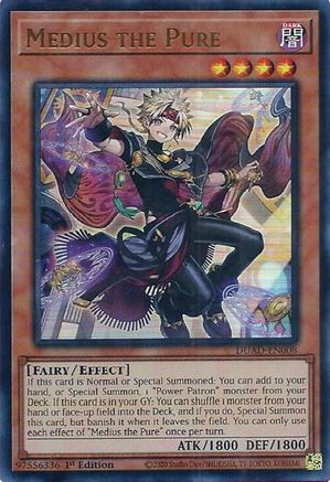 Medius the Pure (DUAD-EN008) - Duelist's Advance 1st Edition Duelist's Advance Yugioh Single Squirtle Squad Card Shop.
