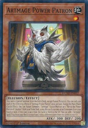 Artmage Power Patron (DUAD-EN012) - Duelist's Advance 1st Edition Duelist's Advance Yugioh Single Squirtle Squad Card Shop.