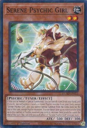 Serene Psychic Girl (DUAD-EN013) - Duelist's Advance 1st Edition Duelist's Advance Yugioh Single Squirtle Squad Card Shop.