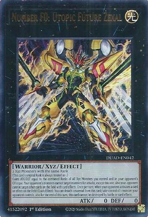 Number F0: Utopic Future Zexal (DUAD-EN042) - Duelist's Advance 1st Edition Duelist's Advance Yugioh Single Squirtle Squad Card Shop.
