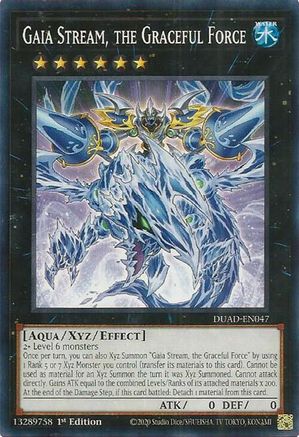 Gaia Stream, the Graceful Force (DUAD-EN047) - Duelist's Advance 1st Edition Duelist's Advance Yugioh Single Squirtle Squad Card Shop.