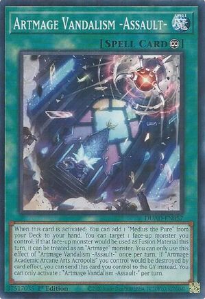Artmage Vandalism -Assault- (DUAD-EN057) - Duelist's Advance 1st Edition Duelist's Advance Yugioh Single Squirtle Squad Card Shop.