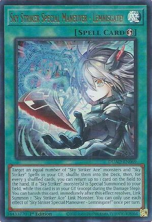 Sky Striker Special Maneuver - Lemnisgate! (DUAD-EN069) - Duelist's Advance 1st Edition Duelist's Advance Yugioh Single Squirtle Squad Card Shop.