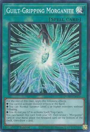 Guilt-Gripping Morganite (DUAD-EN070) - Duelist's Advance 1st Edition Duelist's Advance Yugioh Single Squirtle Squad Card Shop.