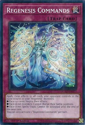 Regenesis Commands (DUAD-EN077) - Duelist's Advance 1st Edition Duelist's Advance Yugioh Single Squirtle Squad Card Shop.