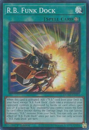 R.B. Funk Dock (DUAD-EN095) - Duelist's Advance 1st Edition Duelist's Advance Yugioh Single Squirtle Squad Card Shop.